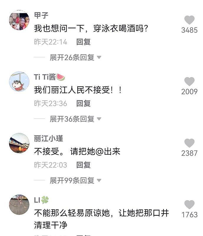 女游客酒后在丽江水井中戏水，发文致歉：我老公都要和我离婚！（视频/组图） - 7