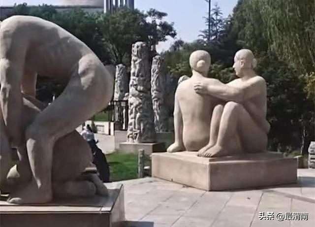 江苏一景区出现裸体雕塑，游客看了都脸红，官方：仿造罗马风情（组图） - 2