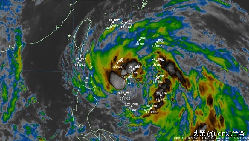 圆规台风这些条件都具备 台湾气象局昨晚启动追风计划