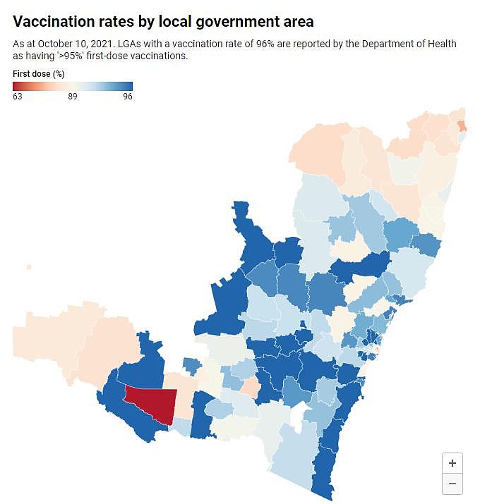 新州超60万人仍未打疫苗！44地接种率低于平均水平，Ryde被点名（组图） - 2