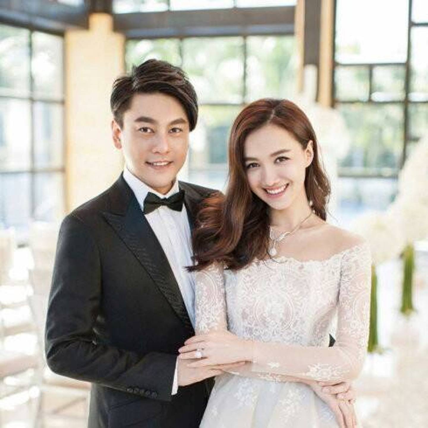 朱孝天与内地艺人韩雯雯于2016年9月举行婚礼。 （网络图片）