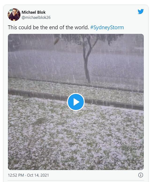 悉尼两周内二度降冰雹！超强雷暴来袭，气象局发布龙卷风预警（视频/组图） - 4