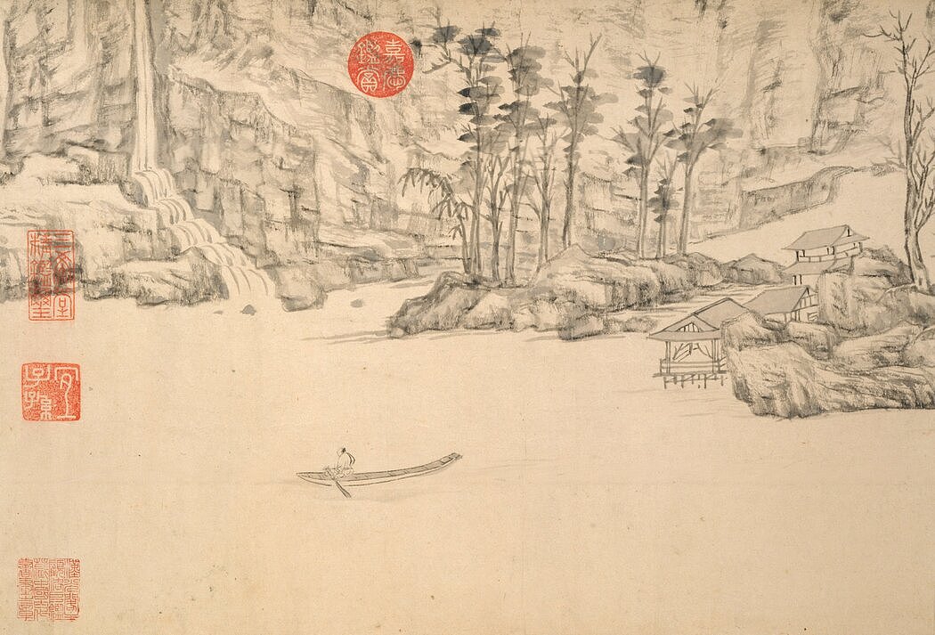 文徵明《东林避暑图》，约作于1515年。