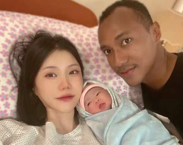 上海非裔球员与中国美艳娇妻生下混血宝宝，婴儿皮肤引热议（组图） - 5