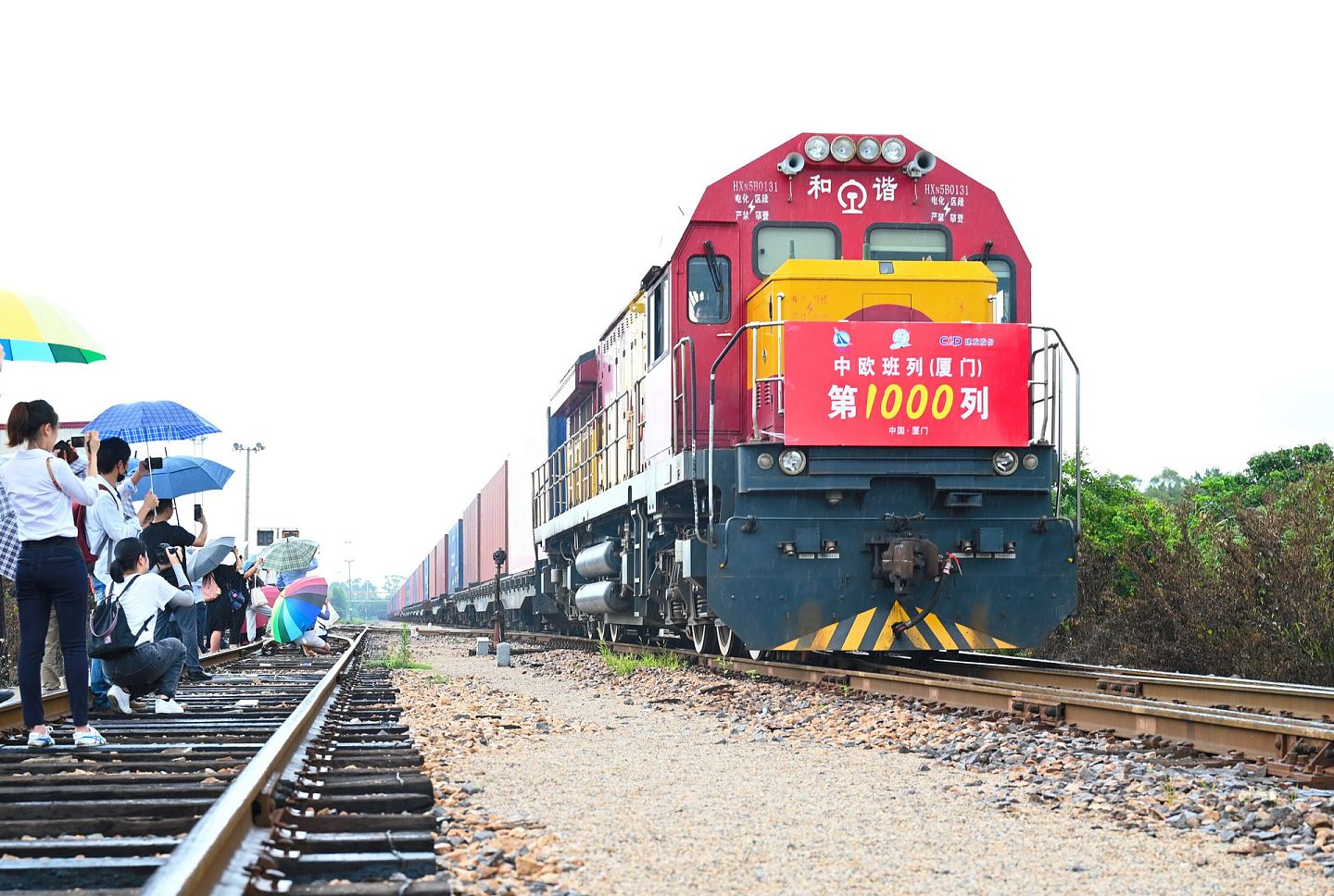 随着中欧班列从2017年接入越南铁路系统，越南方面在其北部边境地区正在逐渐放开此前因国防原因而大受影响的铁路系统。（新华社）