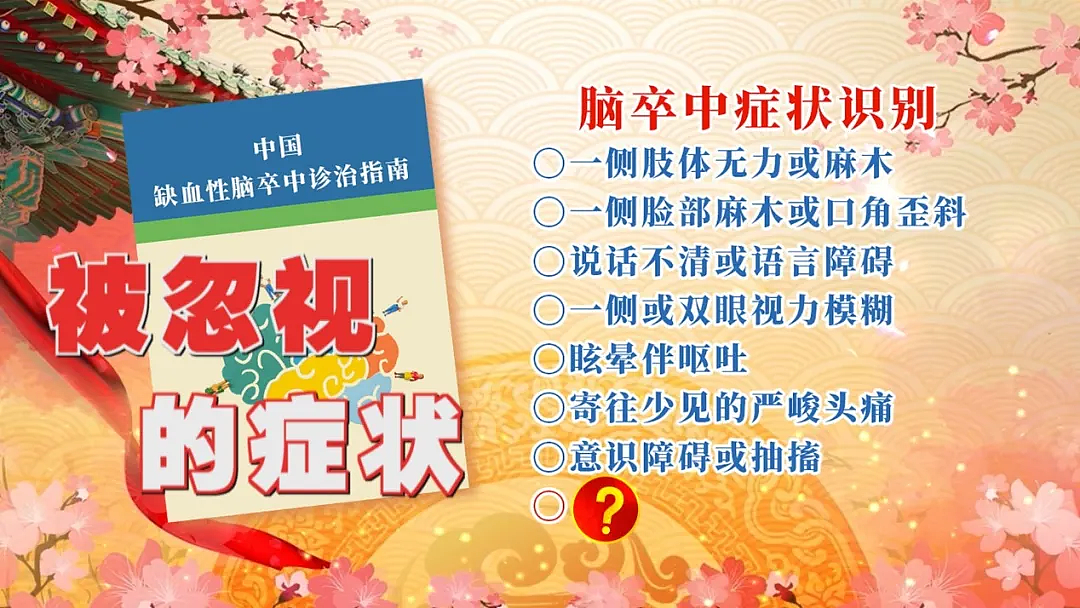 眼睛出现一个症状，可能是中风先兆！中医自测表，早发现中风危机