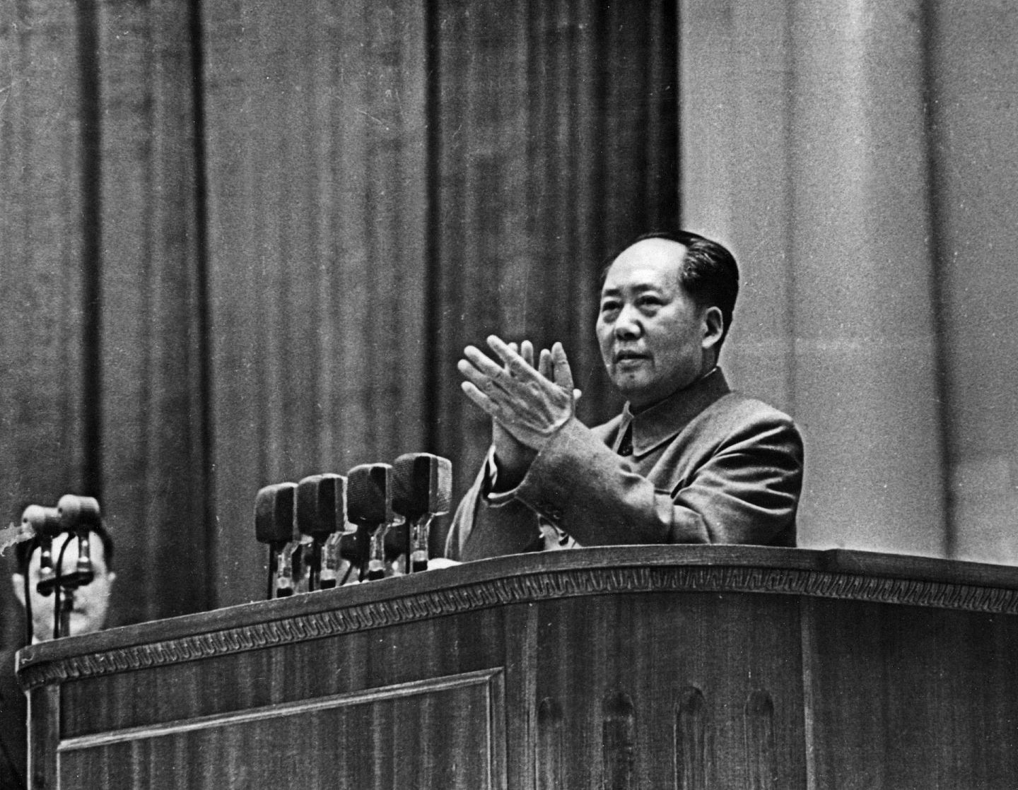 毛泽东主导完成了中共第一份历史决议。（Getty）