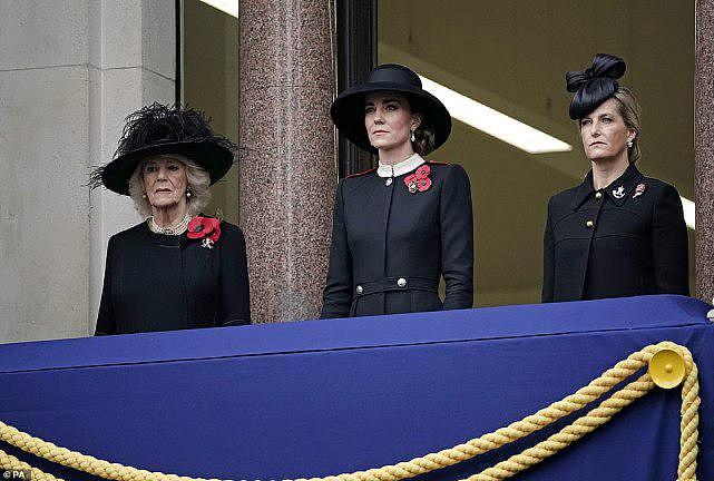 95岁英国女王最后一刻退出仪式，凯特顶替祖母站中间，王后感十足（组图） - 1