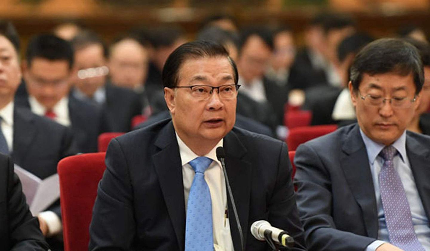 谭耀宗称已获准赴北京出席下月的人大常委会议。（中国人大网）