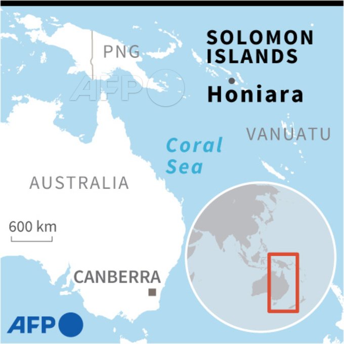 所罗门群岛爆发反政府骚乱：暴徒火烧唐人街，澳大利亚出兵