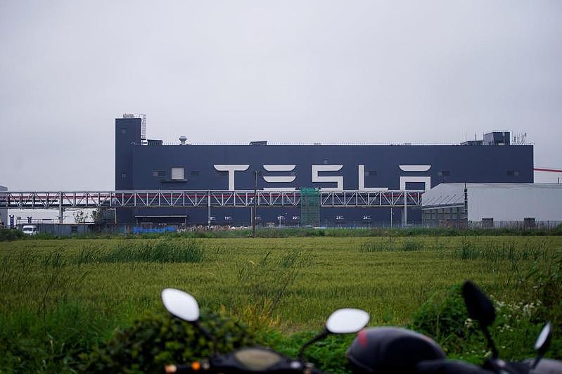 特斯拉（Tesla）上海工厂。 (路透)