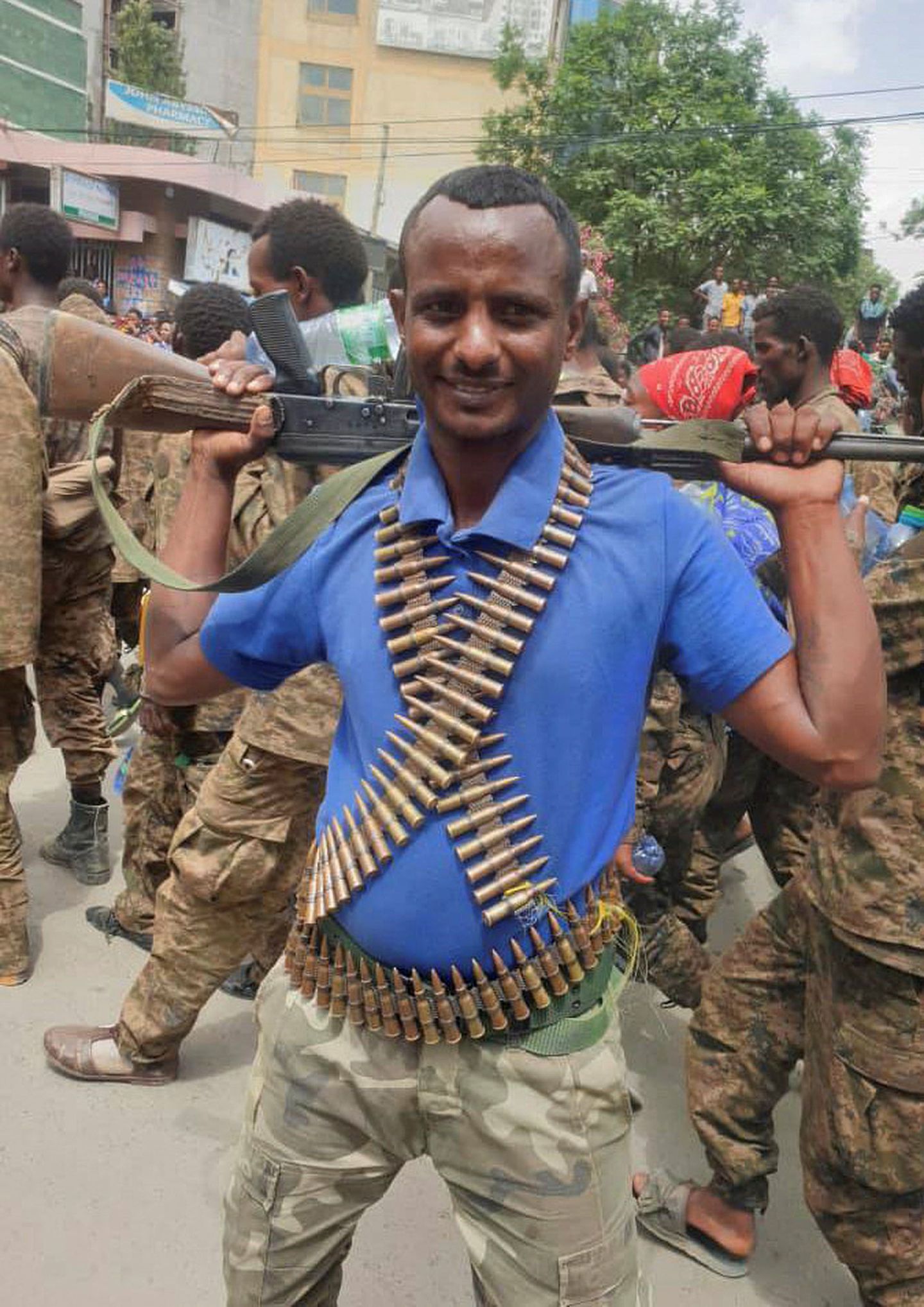 从2021年7月开始，埃塞俄比亚政府军已开始在多条战线上走下坡路。而提格雷方面则逐渐展示其前执政党的真实能力。（路透社）