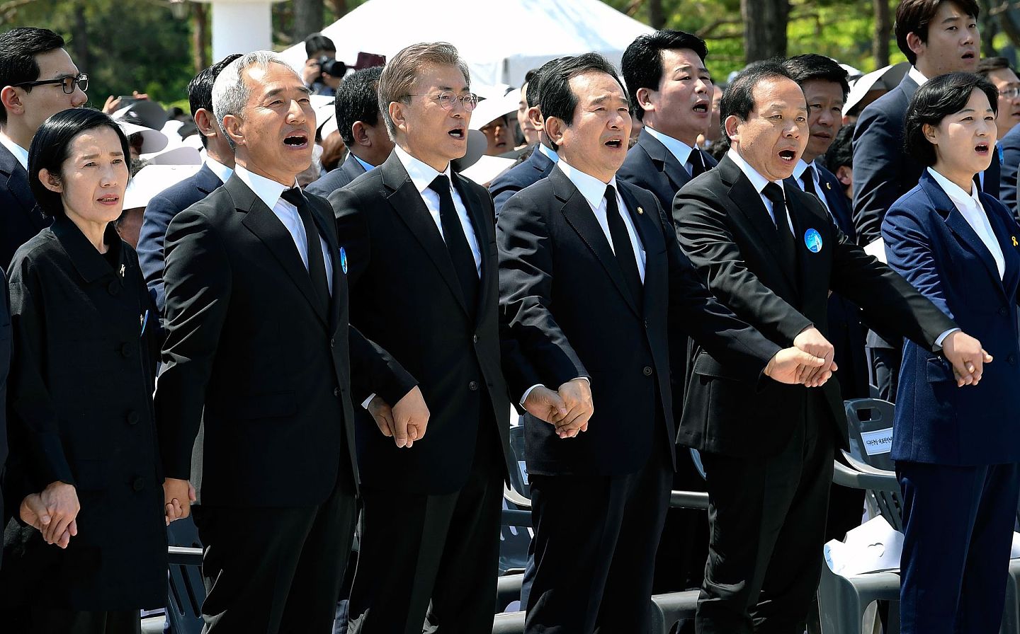 韩国政府其后对光州事件平反，促进韩国的民主化进程。(Reuters)