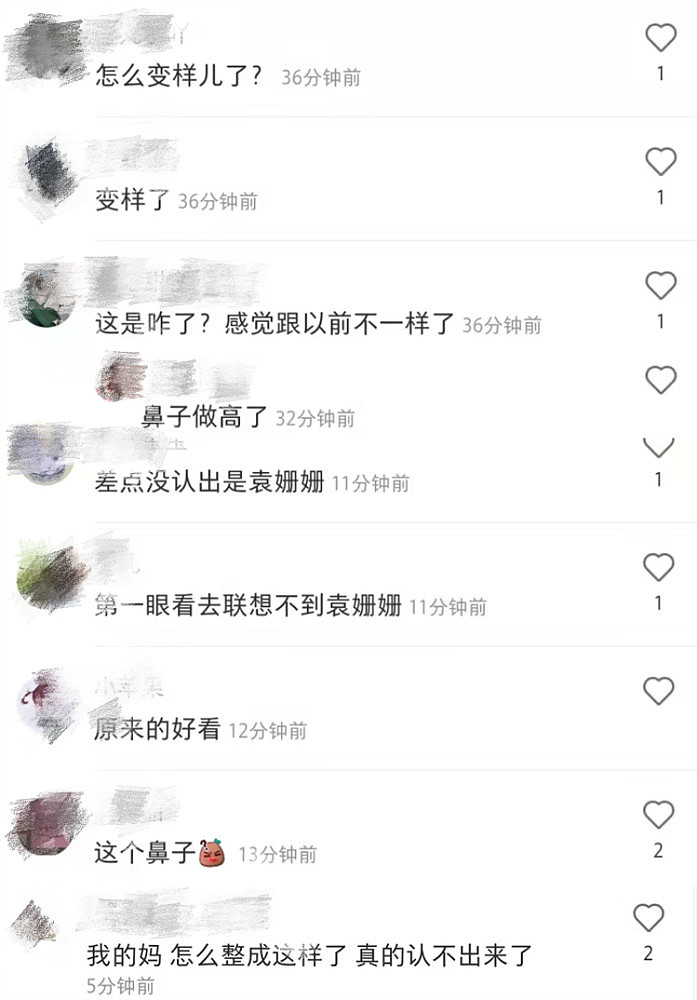 袁姗姗近照大变样，被质疑整了鼻子撞脸姚笛，网友齐呼认不出（组图） - 5