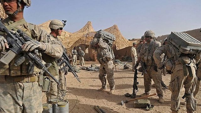 美军自2001年开始驻扎阿富汗