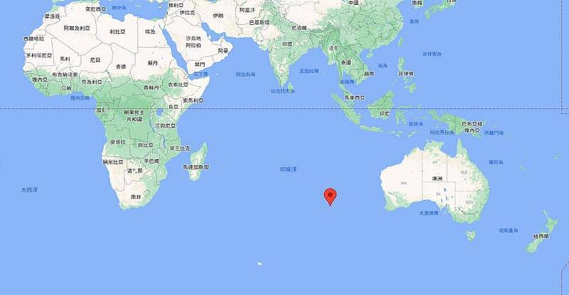 英国飞航工程师戈佛德（Richard Godfrey）指出，他使用了一种追踪系统发现飞机最后下落，MH370目前就在南印度洋底部，座标33.177°S 95.300°E 的位置。 （撷取自Google地图）