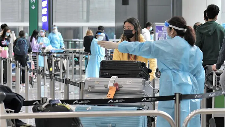 香港昨增6宗输入个案，全部感染变异病毒
