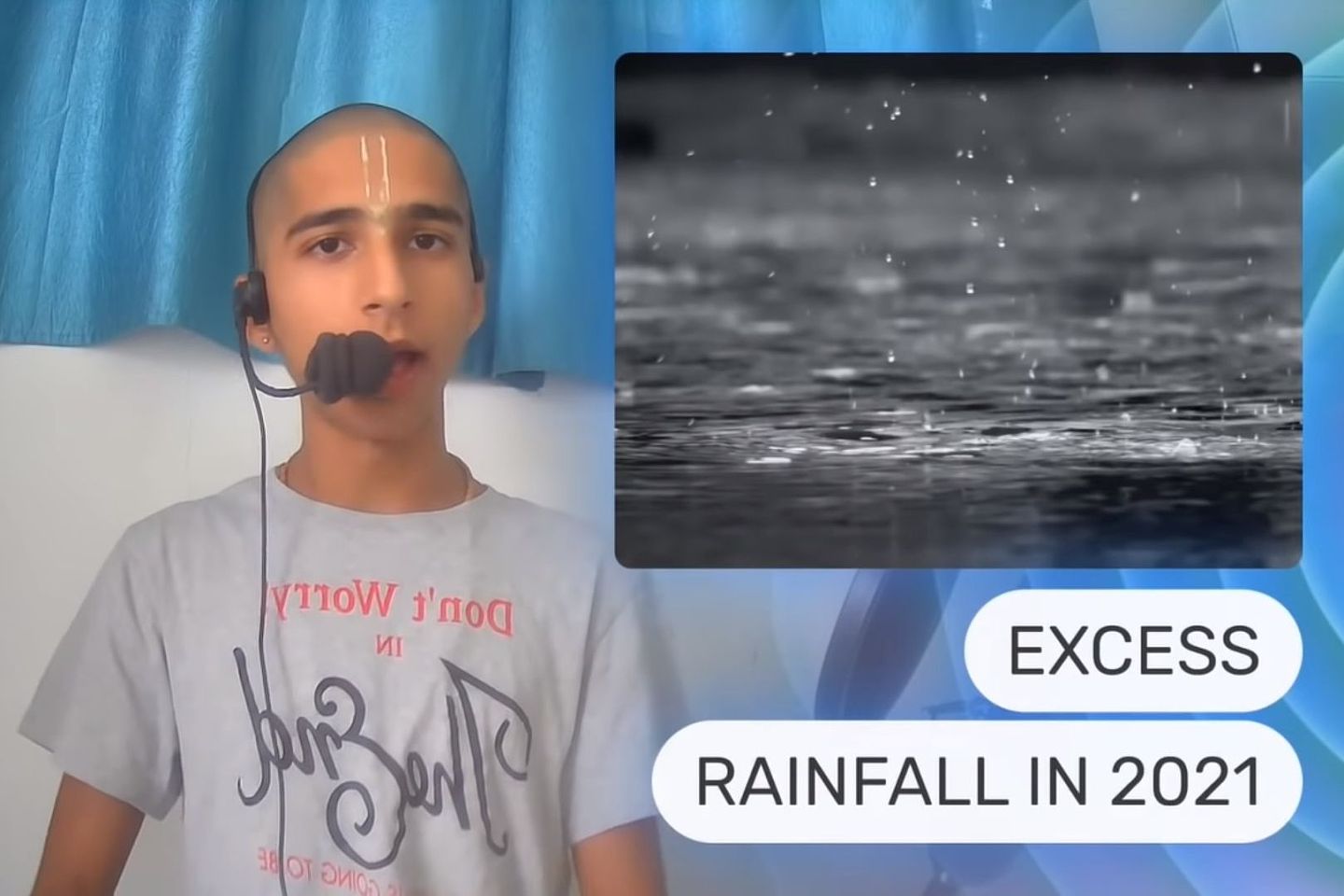 ▲▼ 印度神童阿南德最新影片谈论极端天气。（图／翻摄自YouTube／Conscience）