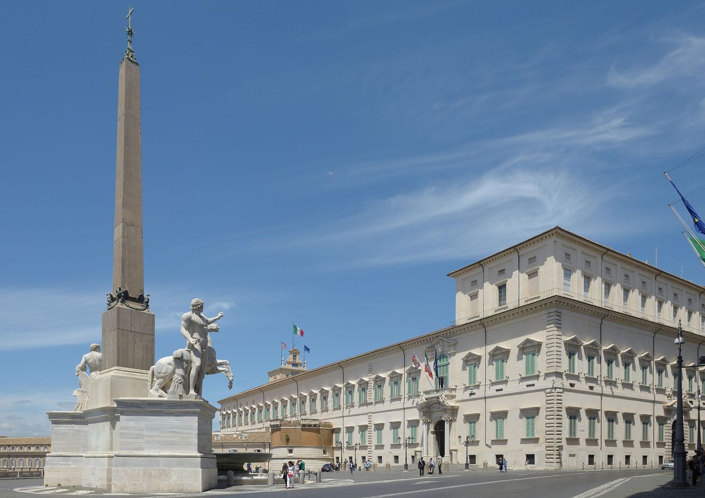 奎里纳莱宫的外观。（Wikimedia Commons）
