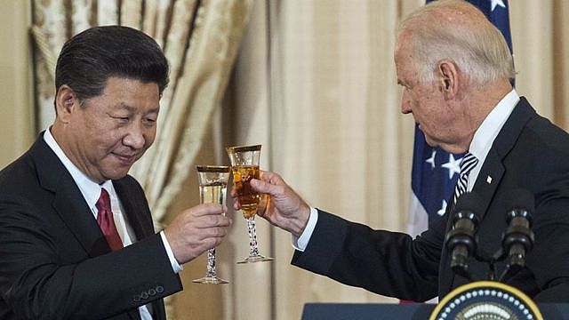 Joe Biden and Xi Jinping