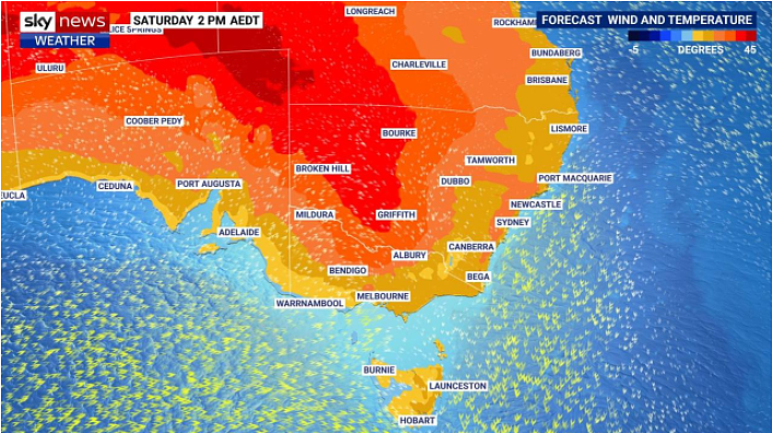 澳洲多地热浪来袭，最高温度或接近50度！悉尼天气回暖（组图） - 2