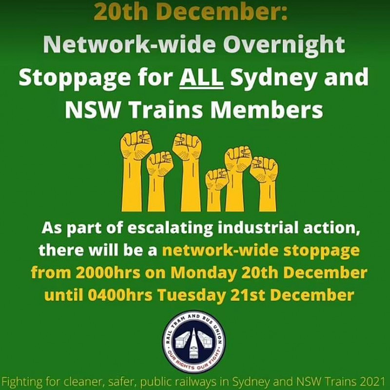 通勤者注意！悉尼城铁员工将罢工8小时，整个铁路系统将受影响（组图） - 3