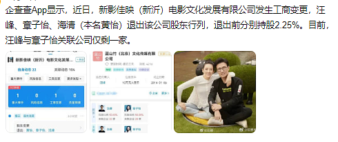 香港记者曝章子怡汪峰婚变，关联公司仅剩一家，上个月还在秀恩爱（组图） - 3