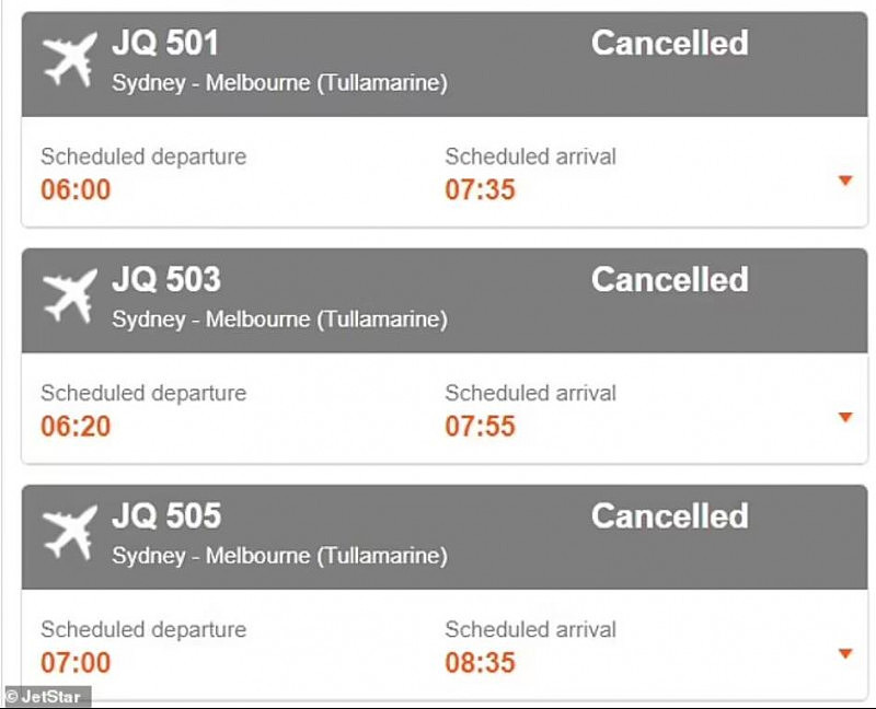 澳多家航空公司取消数十趟航班！机场陷入混乱，数千旅客受到影响（组图） - 2