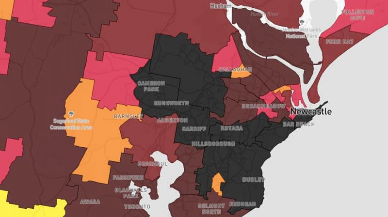 新州最新疫情地图公布！悉尼和纽卡斯尔感染人数持续激增，全州仅15地零确诊（组图） - 2