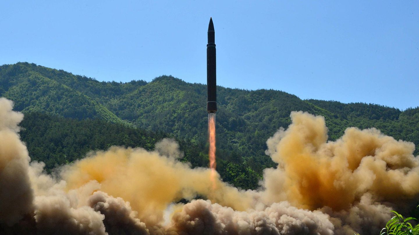 朝鲜2017年6月首次成功试射洲际导弹。（路透社）