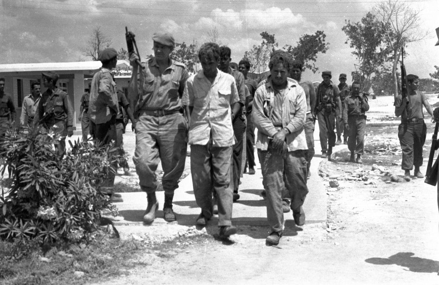 1962年4月14日，古巴军事法庭对1179名古巴流亡分子进行审判，他们参加了1961年未成功的猪湾登陆事件。（Getty Images）