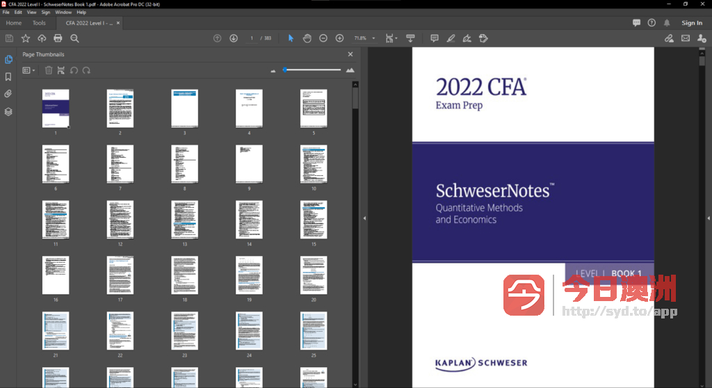 2022 CFA Level 1  2 & 3 Kaplan Schweser Notes
