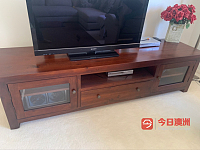 九成新 实木电视柜 高档电视柜 蓝牙音箱 实木床头柜出售