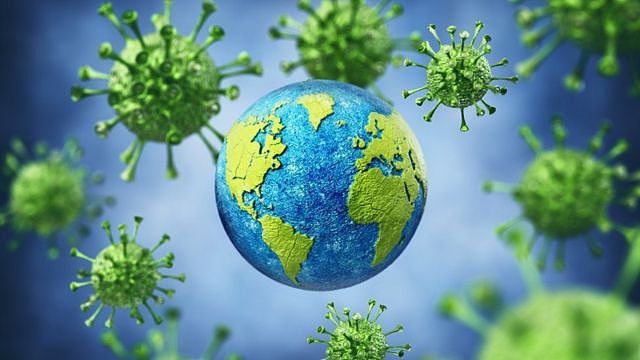 新冠病毒在全球传播不断发生病毒变异（Getty Images）