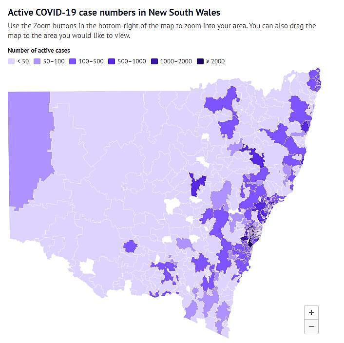 新州最新疫情地图公布！悉尼东区和西区成“重灾区”（组图） - 3