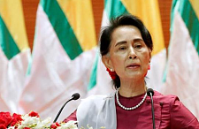 缅甸国务资政昂山素季被判处四年以上监禁（图）