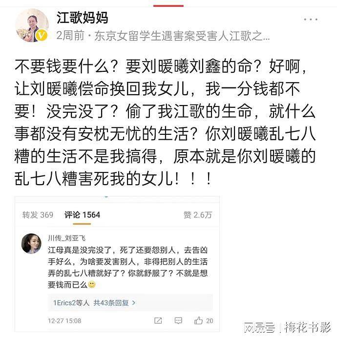 知名女作家陈岚疑似帮刘鑫站队洗白，挑衅江歌妈妈：能把收到的巨额善款公布出来吗？（组图） - 25