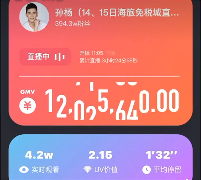 孙杨直播卖1500万！一度冲上带货榜首，被提醒别偷税：否则真凉了