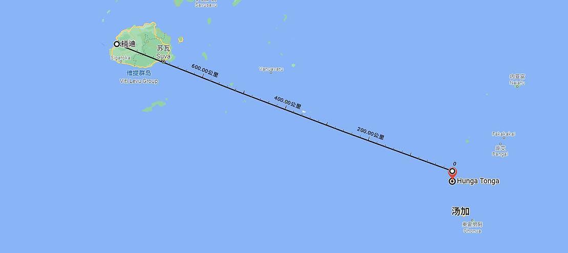 汤加火山喷发全境“失联”，有人以为是炸弹爆炸 邻国斐济华人：房子震了半个小时