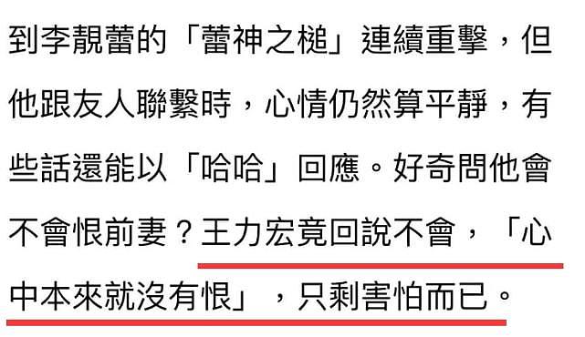 台媒曝王力宏将暂退娱乐圈3到5年，怕李靓蕾再爆料将不再单独见面（组图） - 9