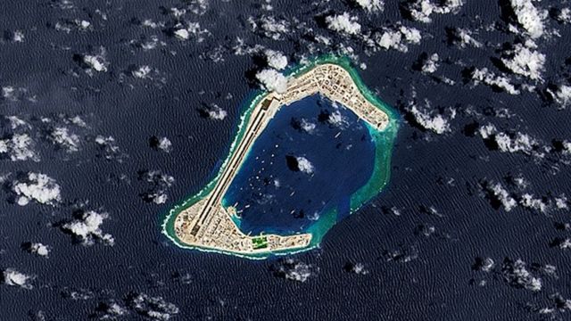 中国在南海建造的渚碧岛