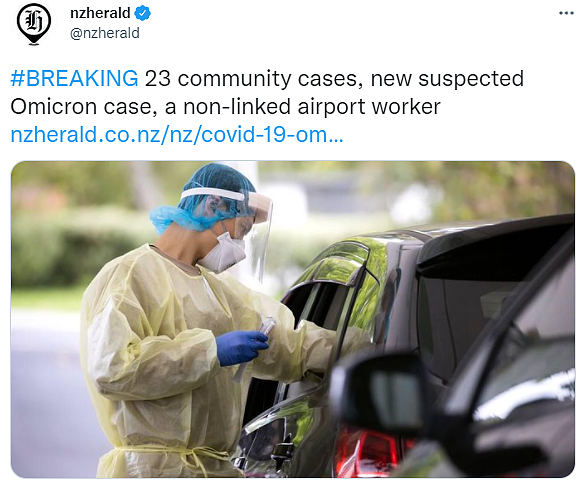 滚动更新：新西兰新增22527例社区传播，5人不幸病亡（图） - 38