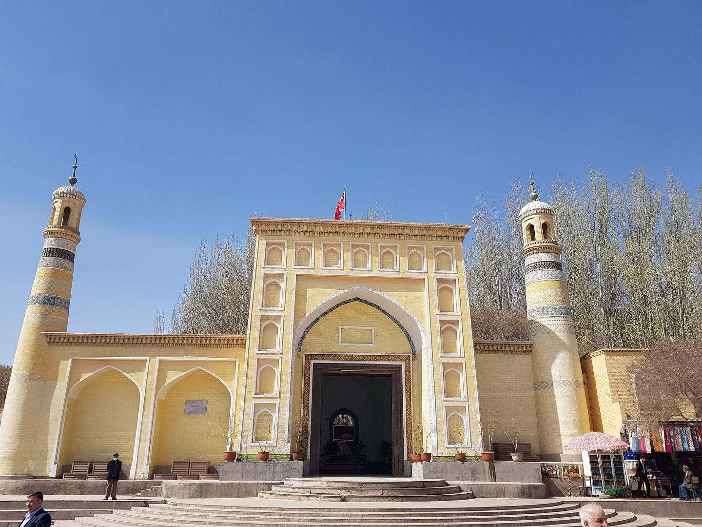 2021年4月4日，巴基斯坦驻华大使哈克晒出新疆宗教设施照片。（Twitter@Moin ul Haque）