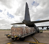 机上出现新冠病例，澳洲一架支援汤加飞机折返 （图）
