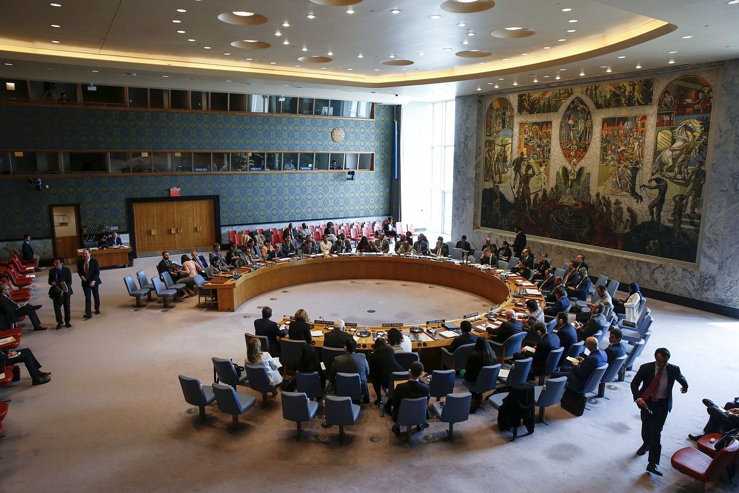 联合国安理会闭门会议，中俄阻止美国对朝鲜制裁（组图） - 1