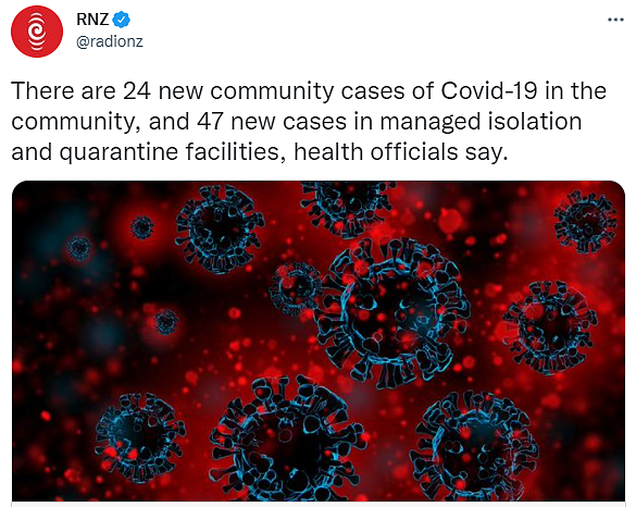滚动更新：新西兰新增22527例社区传播，5人不幸病亡（图） - 34