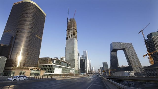 Beijing's buildings in 2016