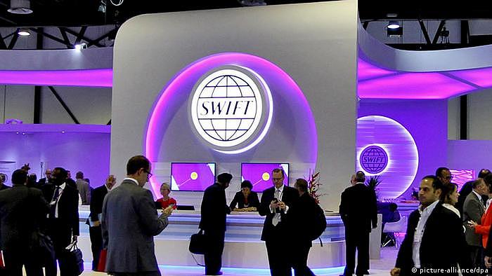 SWIFT Stand bei SIBOS 2013 in Dubai
