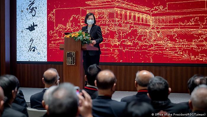 Taiwan President Tsai Ing-wen attends the opening of Chiang Ching-Kuo Presidential Library in Taipei