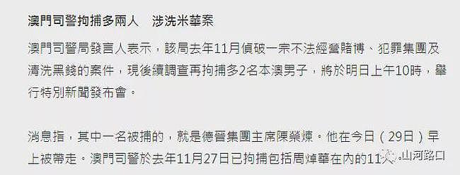 安以轩老公陈荣炼被捕，涉金额约2亿，继洗米华后澳门赌界再变天（组图） - 20